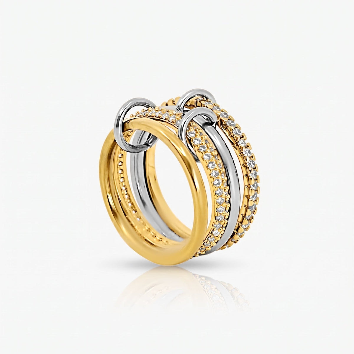 Bonded Stacked Ring | By Qivii