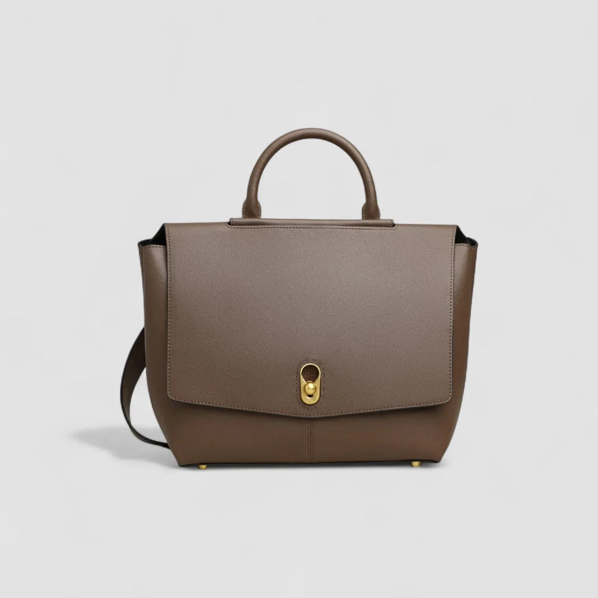 The Marlowe Top Handle in Pure Leather  - By Qivii