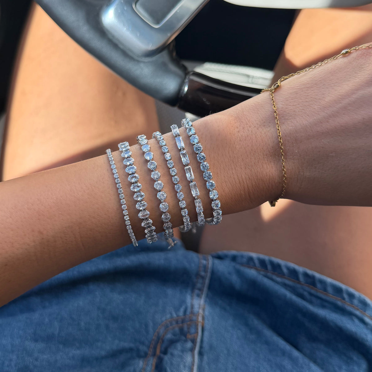 Romance Tennis Bracelet | By Qivii