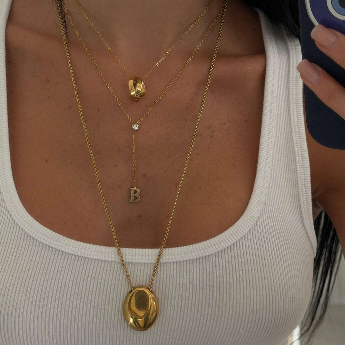 Love Letter Lariat Necklace | By Qivii