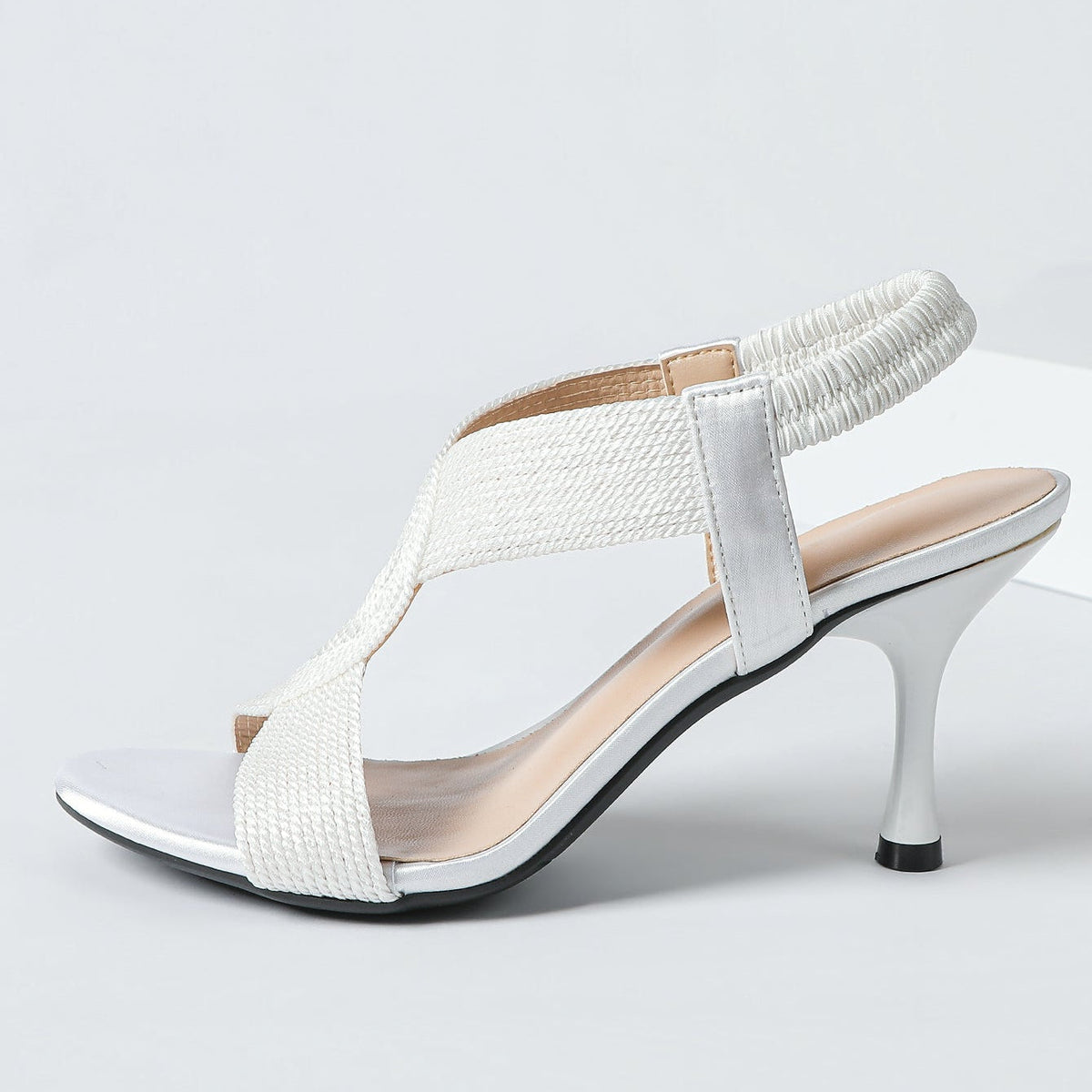 Women's Thea Braid Artisan Stiletto Sandals – Handwoven Open-Toe Roman Heels (US 4–10.5)