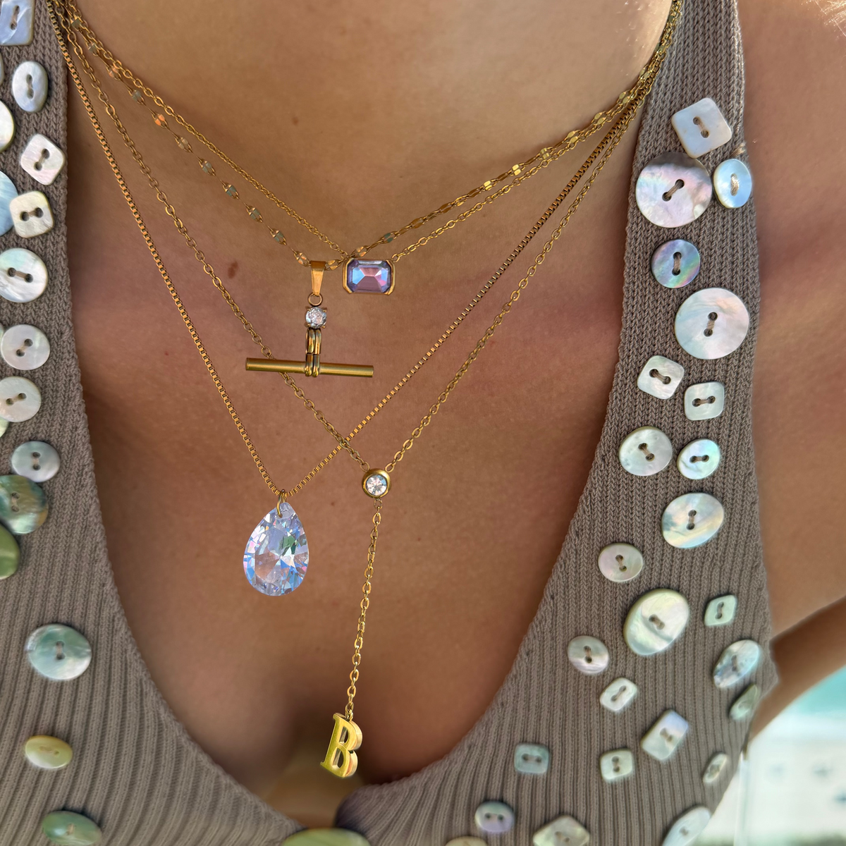 Love Letter Lariat Necklace | By Qivii