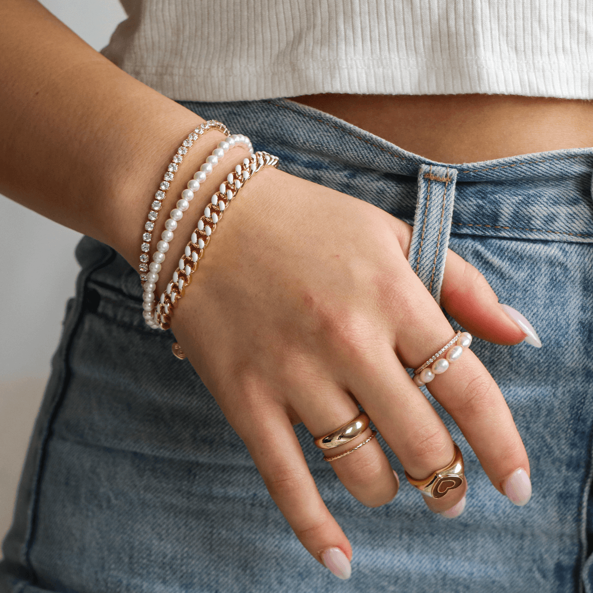 Icy Tennis Bracelet | By Qivii