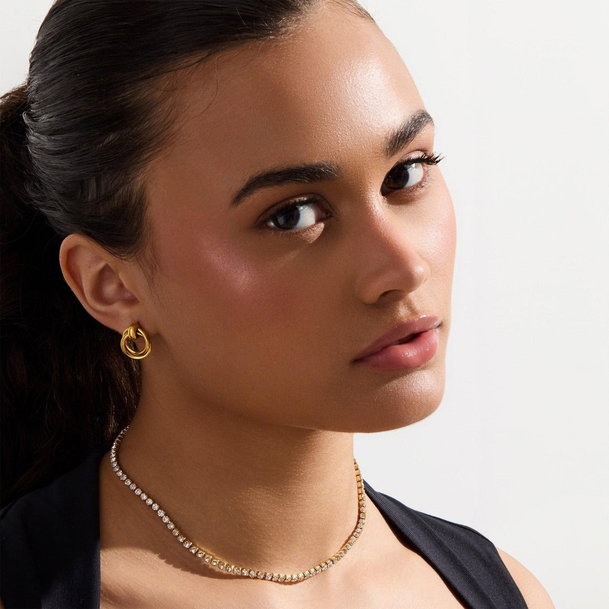 Nena Tennis Necklace | By Qivii
