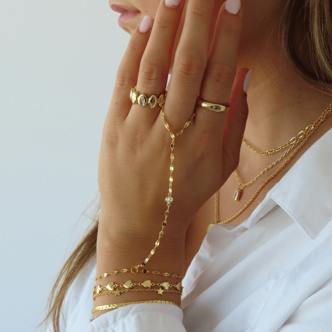 Jasmine Hand Chain | By Qivii