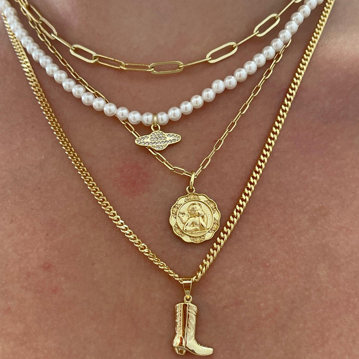 Link Up Necklace | By Qivii