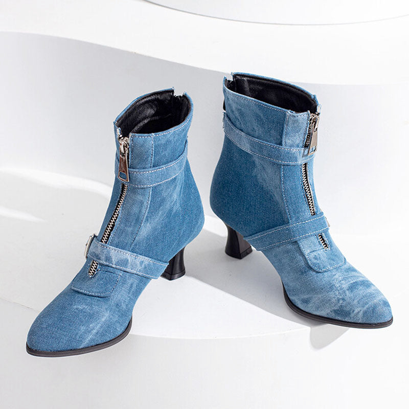 Lushen Chunky Heels  - By Qivii