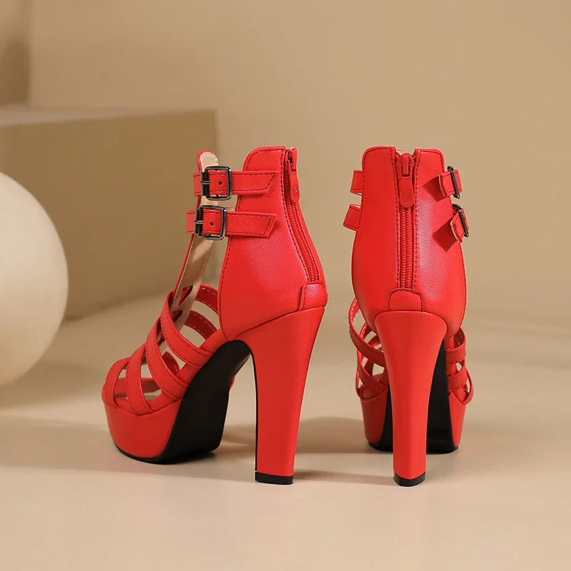 Vixen Platform Heels  - By Qivii
