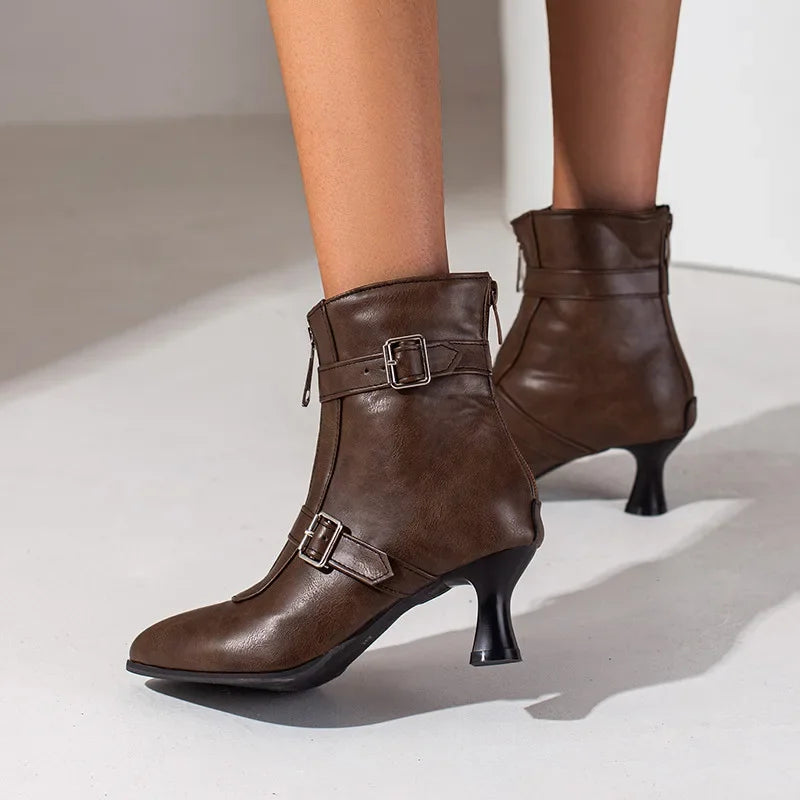 Lushen Chunky Heels  - By Qivii