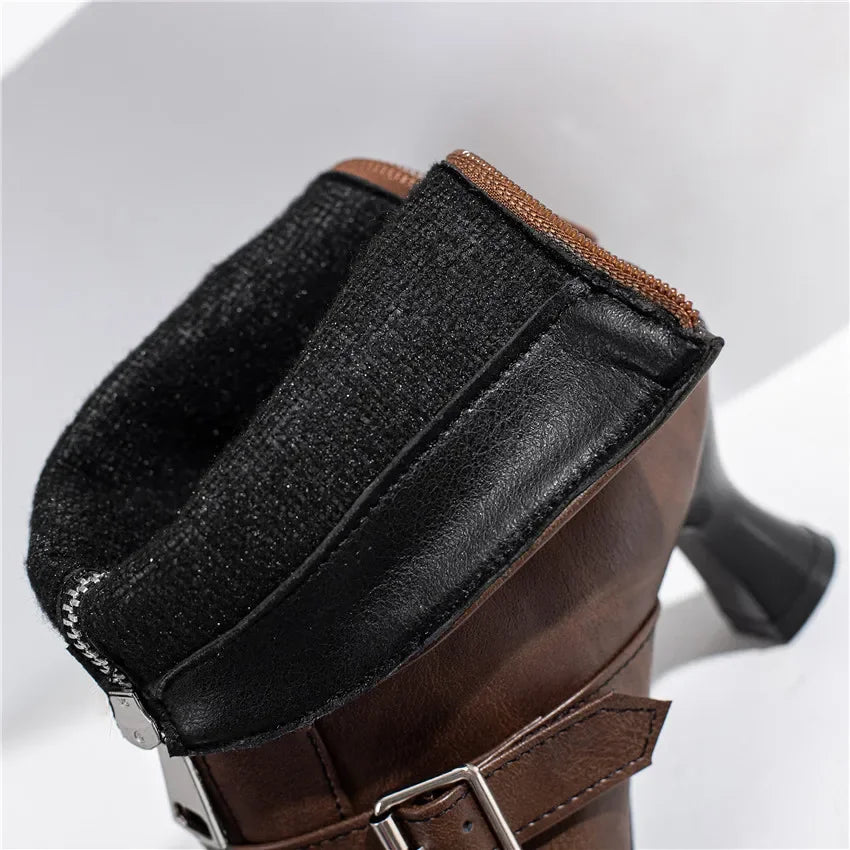 Lushen Chunky Heels  - By Qivii