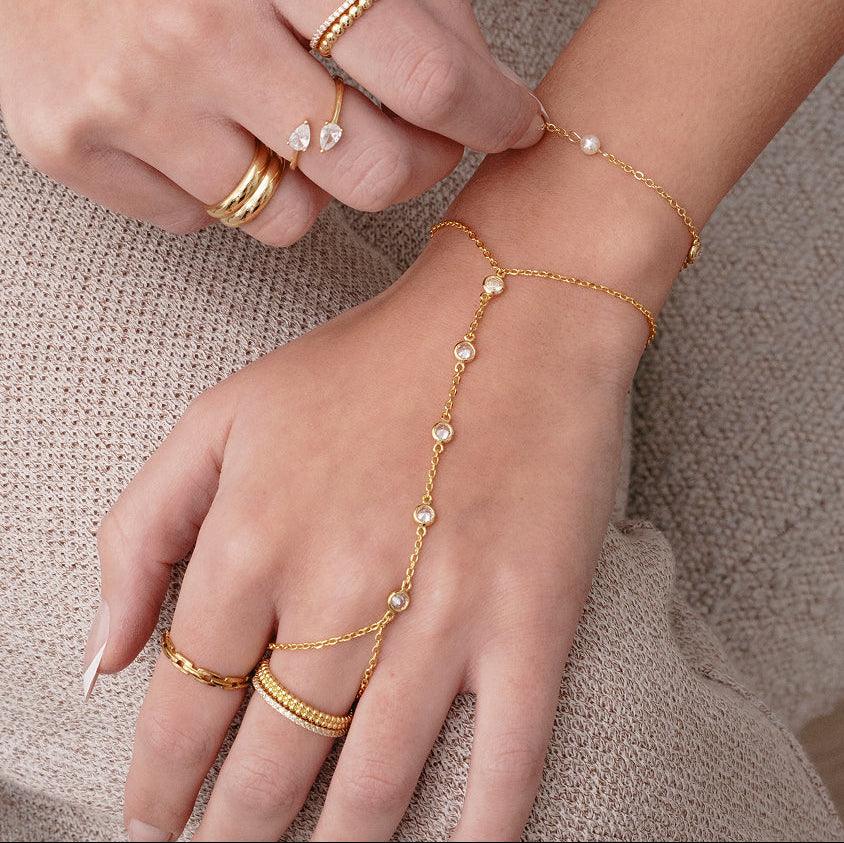 Afterglow Hand Chain | By Qivii