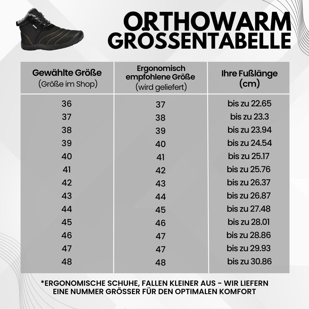 OrthoWarm - Schmerzlindernde, wasserabweisende & gefütterte Barfußschuhe  - By Qivii