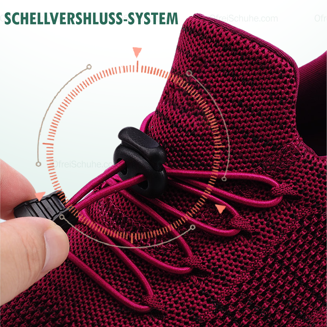 Steinmetz Hands-Free Orthopädische Schuhe Mesh  - By Qivii