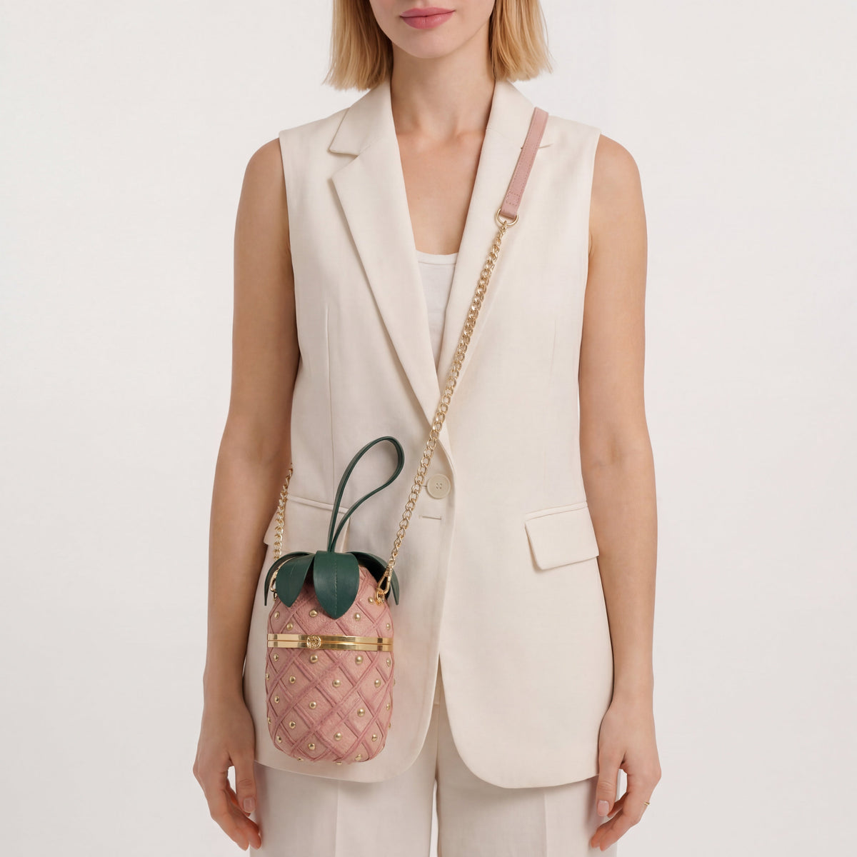 Palmiera Pineapple Clutch  - By Qivii