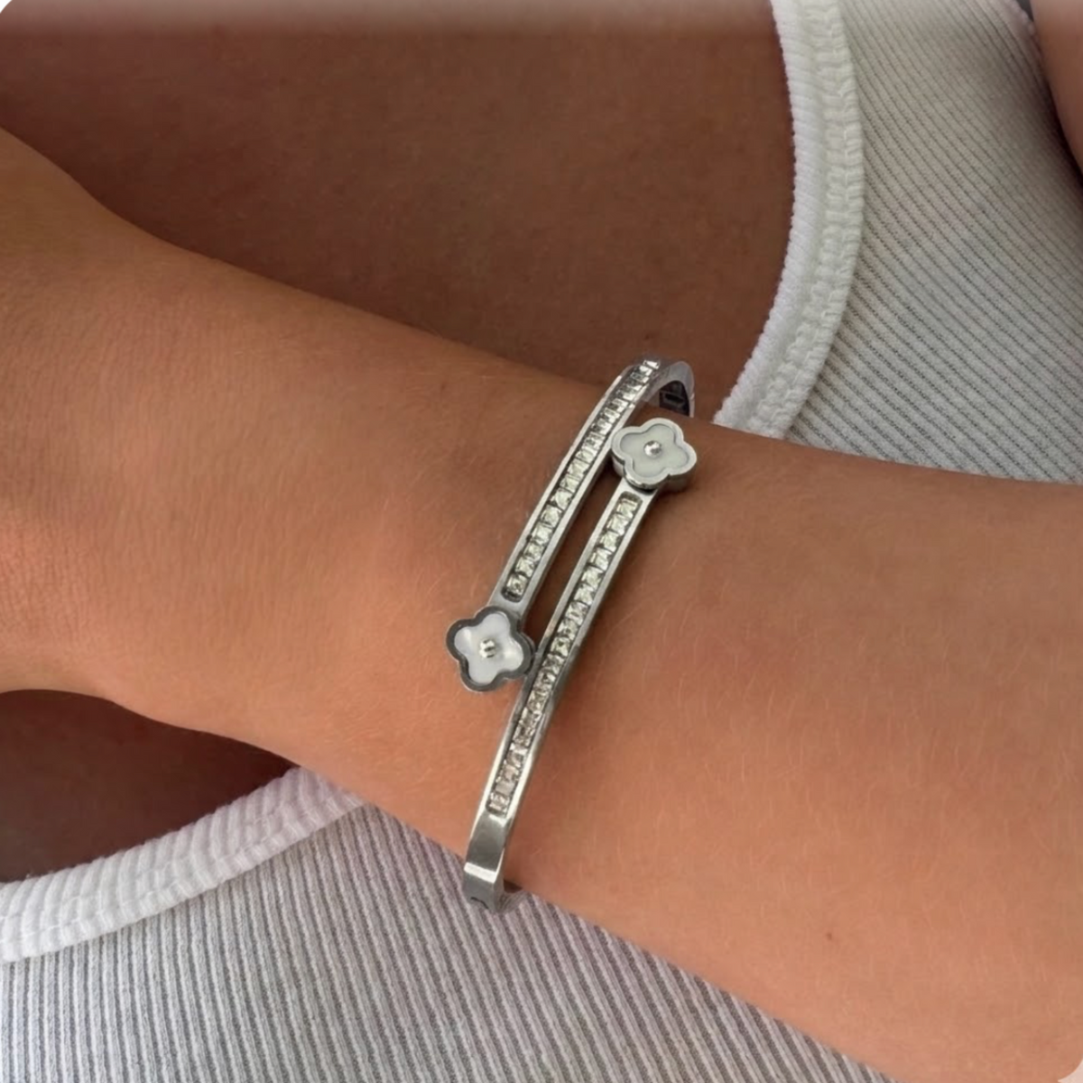 Lucky Row Bangle | By Qivii