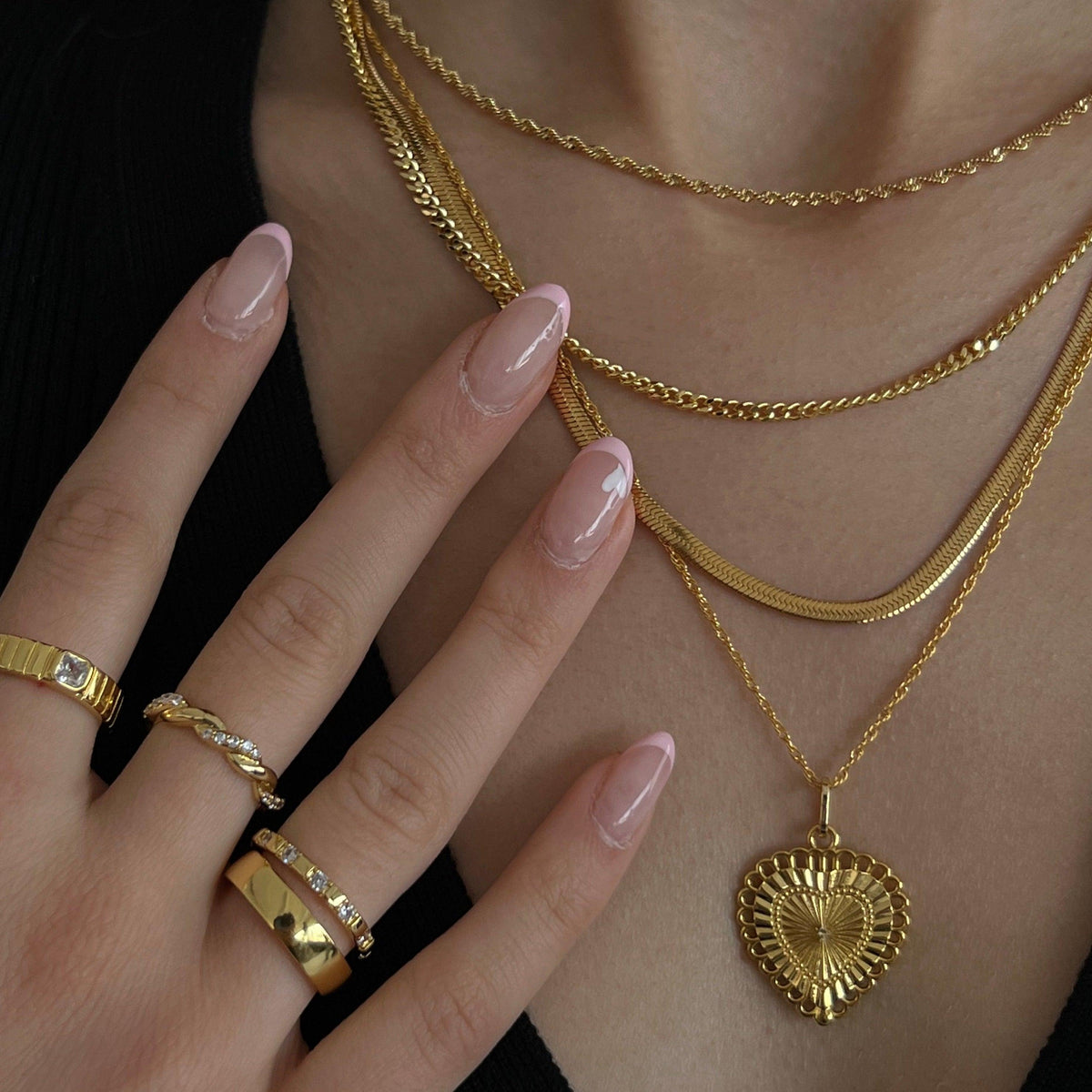 Shining Snake Necklace | By Qivii