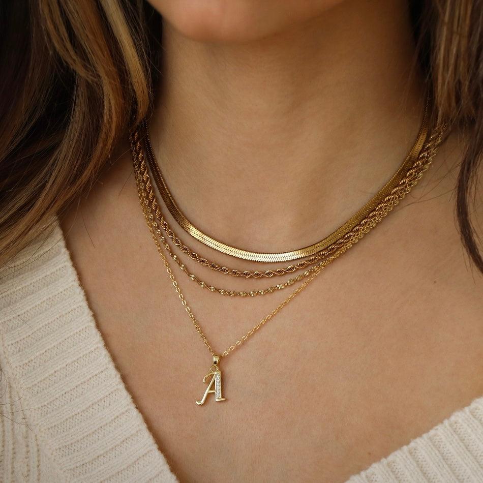 Shining Snake Necklace | By Qivii
