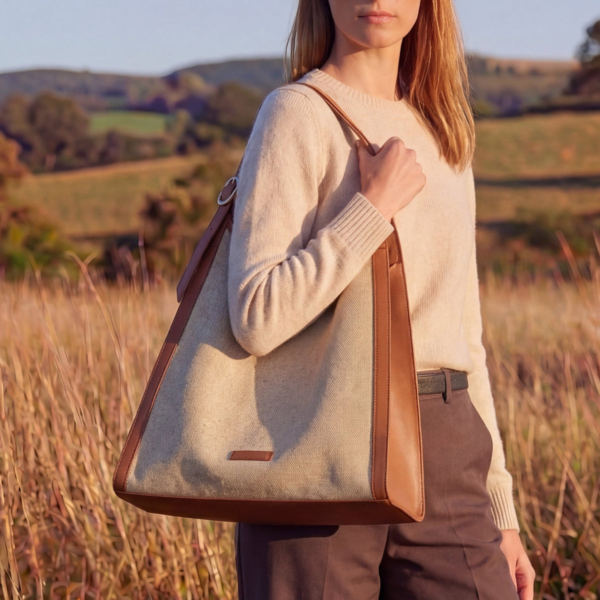 Qasira Shoulder Bag in Pure Leather  - By Qivii