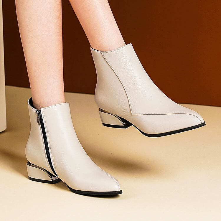 Victoria Ankle Boots  - By Qivii