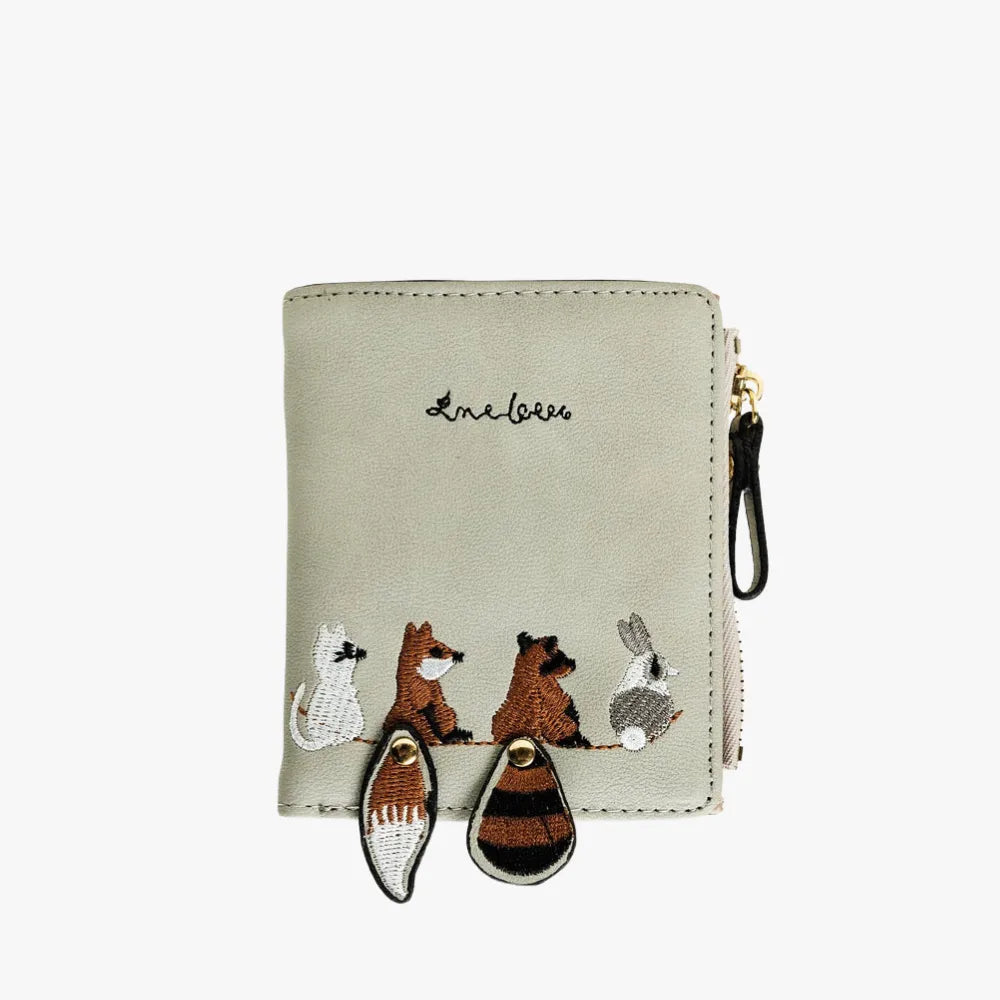 Renah | Embroidered Wallet  - By Qivii