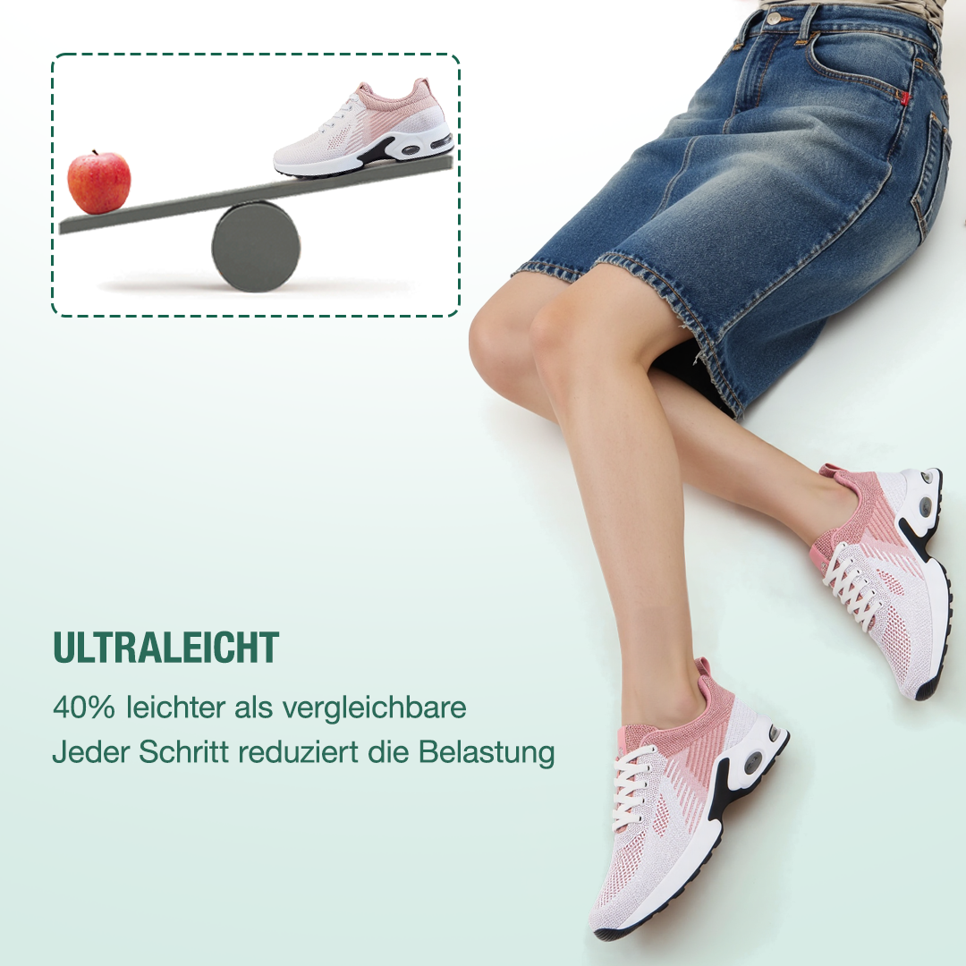 WalkMora Orthopädische Schuhe - Weiß Rosa  - By Qivii