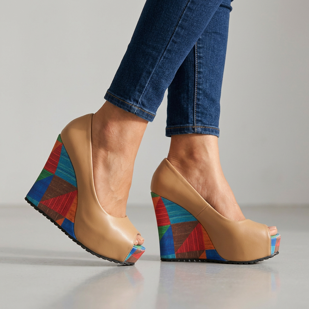 Layla Wedge Sandals  - By Qivii