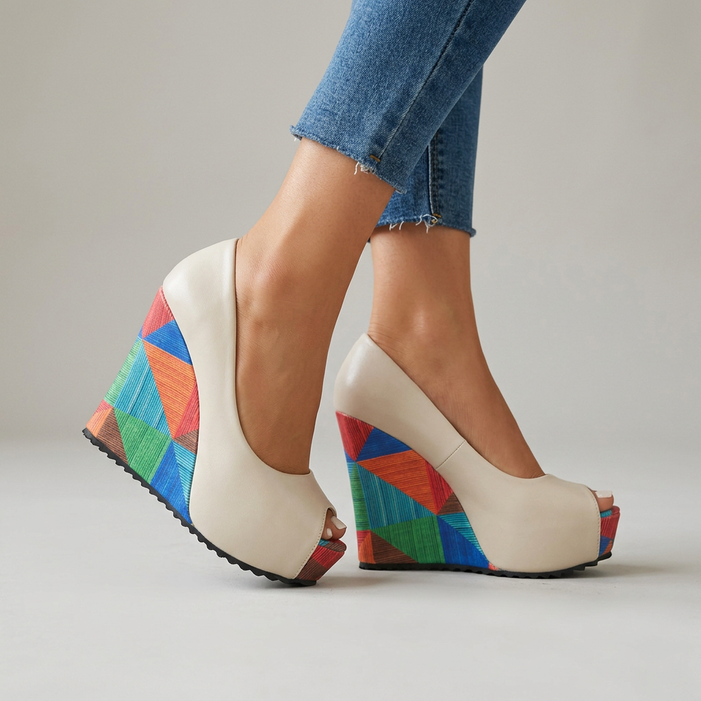 Layla Wedge Sandals  - By Qivii