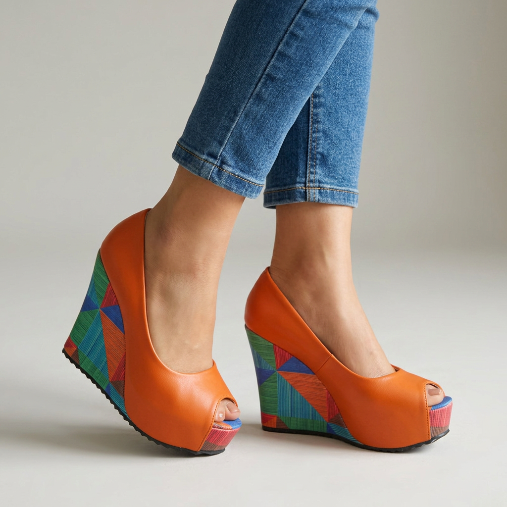 Layla Wedge Sandals  - By Qivii