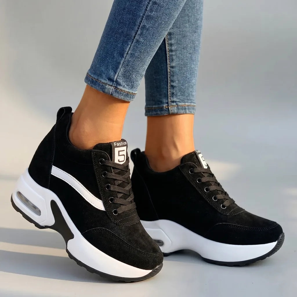 Amelie Platform Sneakers  - By Qivii