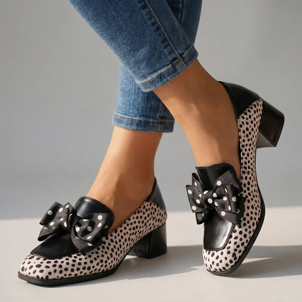 Naomi Bow-Tie Loafers  - By Qivii