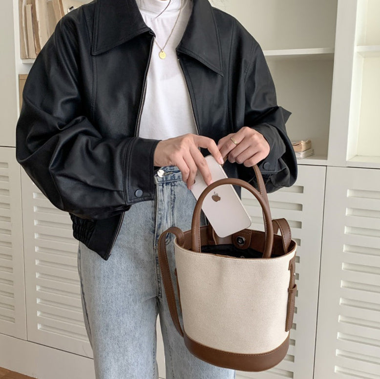 Serah | Crossbody Bucket Bag  - By Qivii