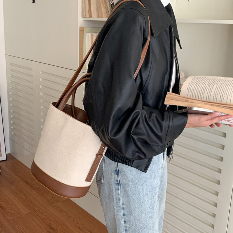 Serah | Crossbody Bucket Bag  - By Qivii