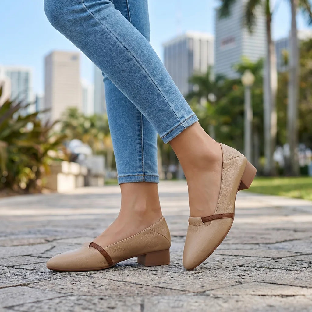 Carys Pointed Mary Janes  - By Qivii