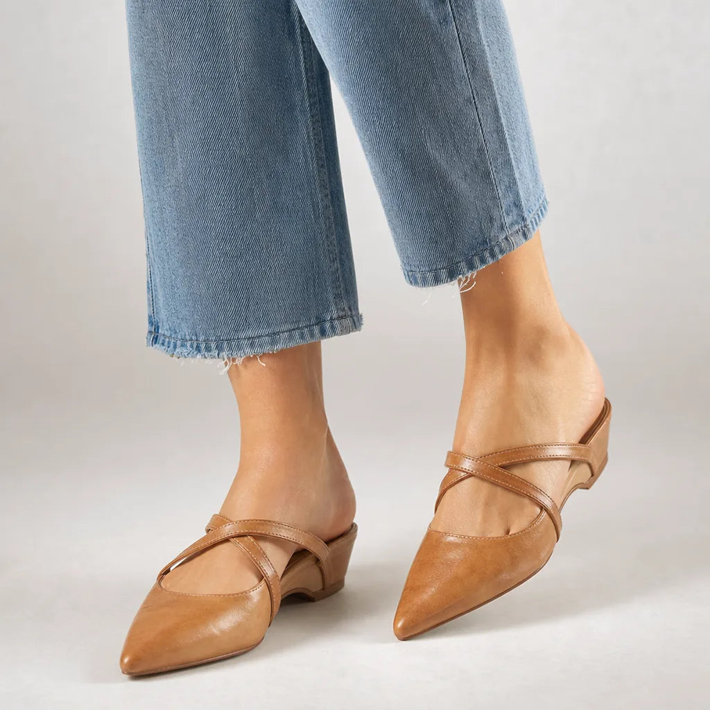 Cassie Mule Sandals  - By Qivii