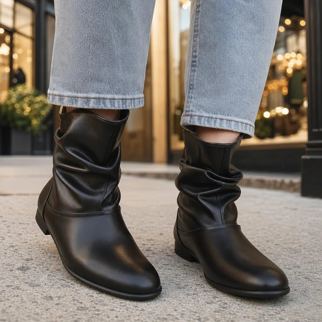Cosima | Womens Fall Ankle Booties  - By Qivii