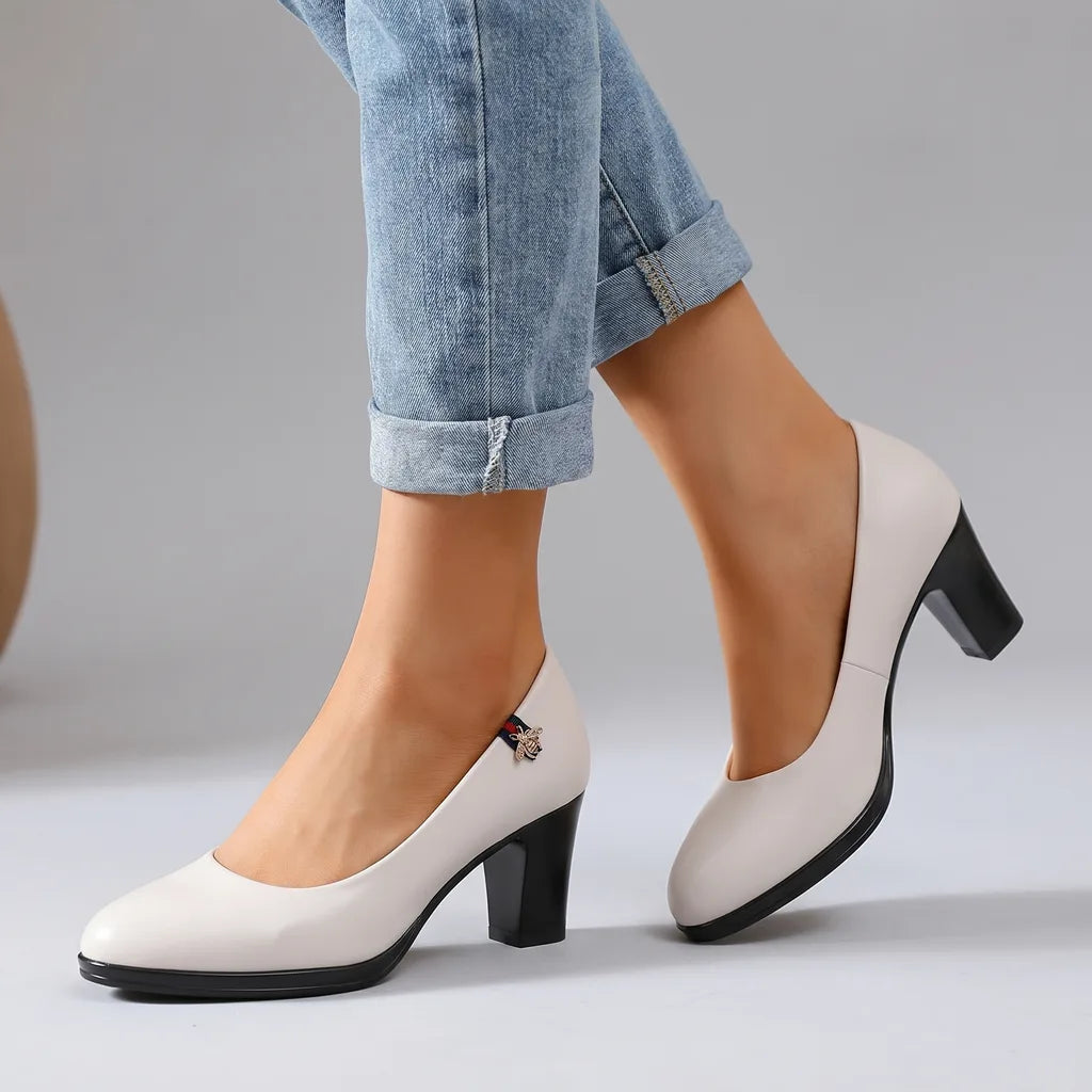 Courtney Work Pumps  - By Qivii