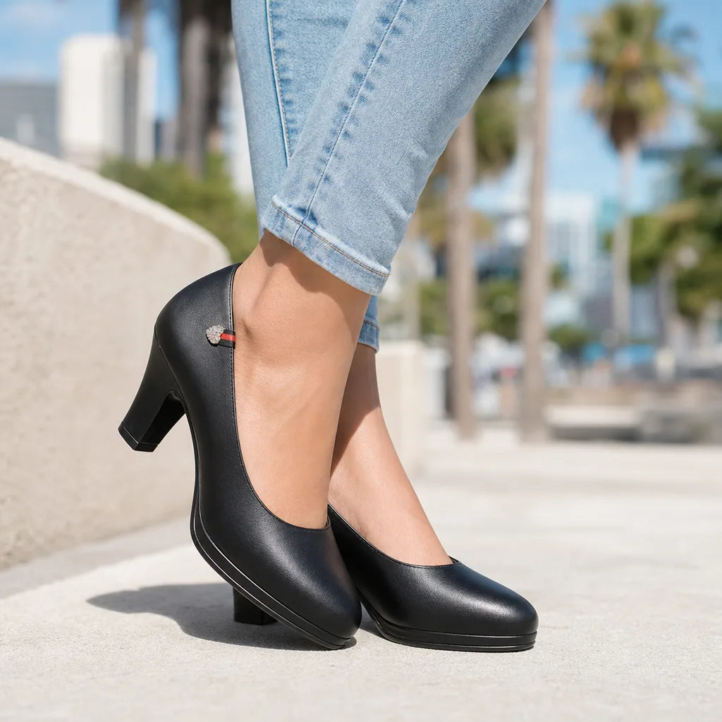 Courtney Work Pumps  - By Qivii