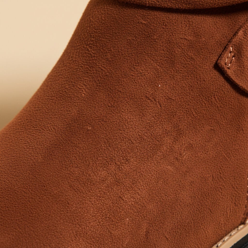 Penelope Suede Bow Boots  - By Qivii