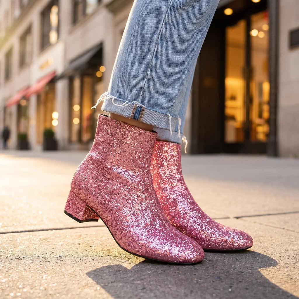 Delphina | Womens Fall Ankle Booties  - By Qivii