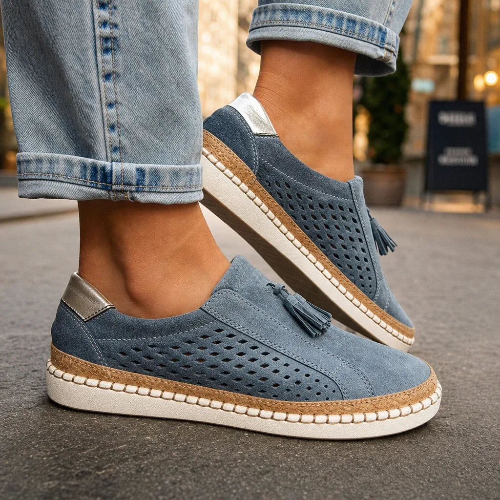 Delphine Tassel Slip-On Loafers  - By Qivii