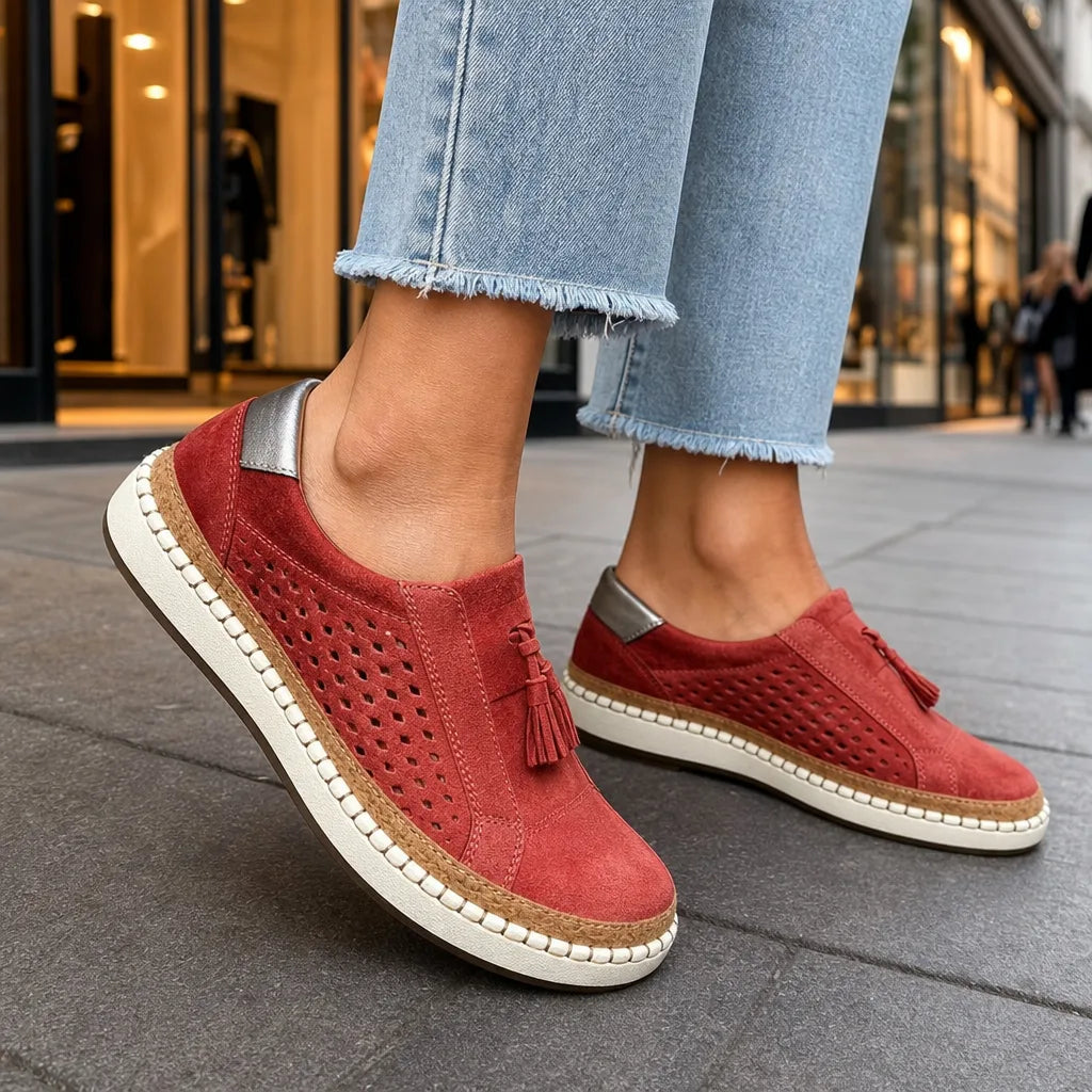 Delphine Tassel Slip-On Loafers  - By Qivii