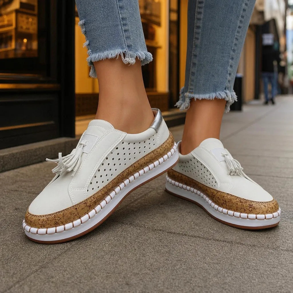 Delphine Tassel Slip-On Loafers  - By Qivii