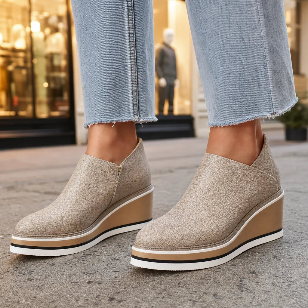 Edith | Womens Waterproof Heeled Boots  - By Qivii