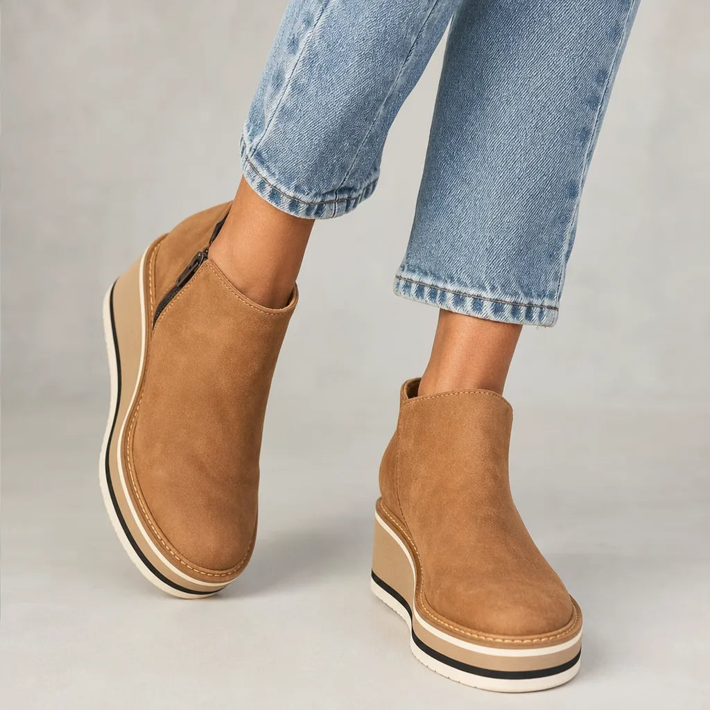 Edith | Womens Waterproof Heeled Boots  - By Qivii
