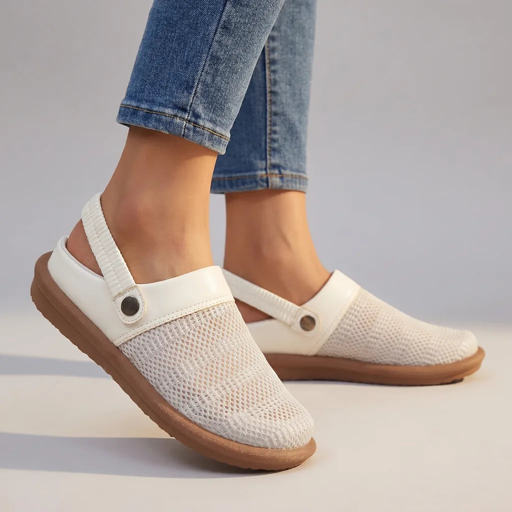 Farrah Mesh Mules  - By Qivii