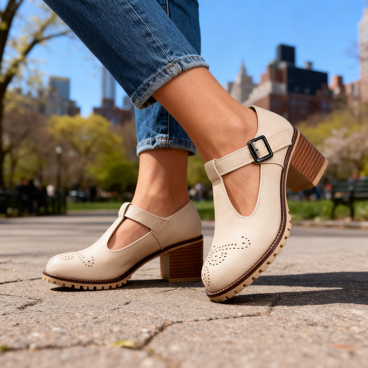 Jacklyn Brogue Loafers  - By Qivii