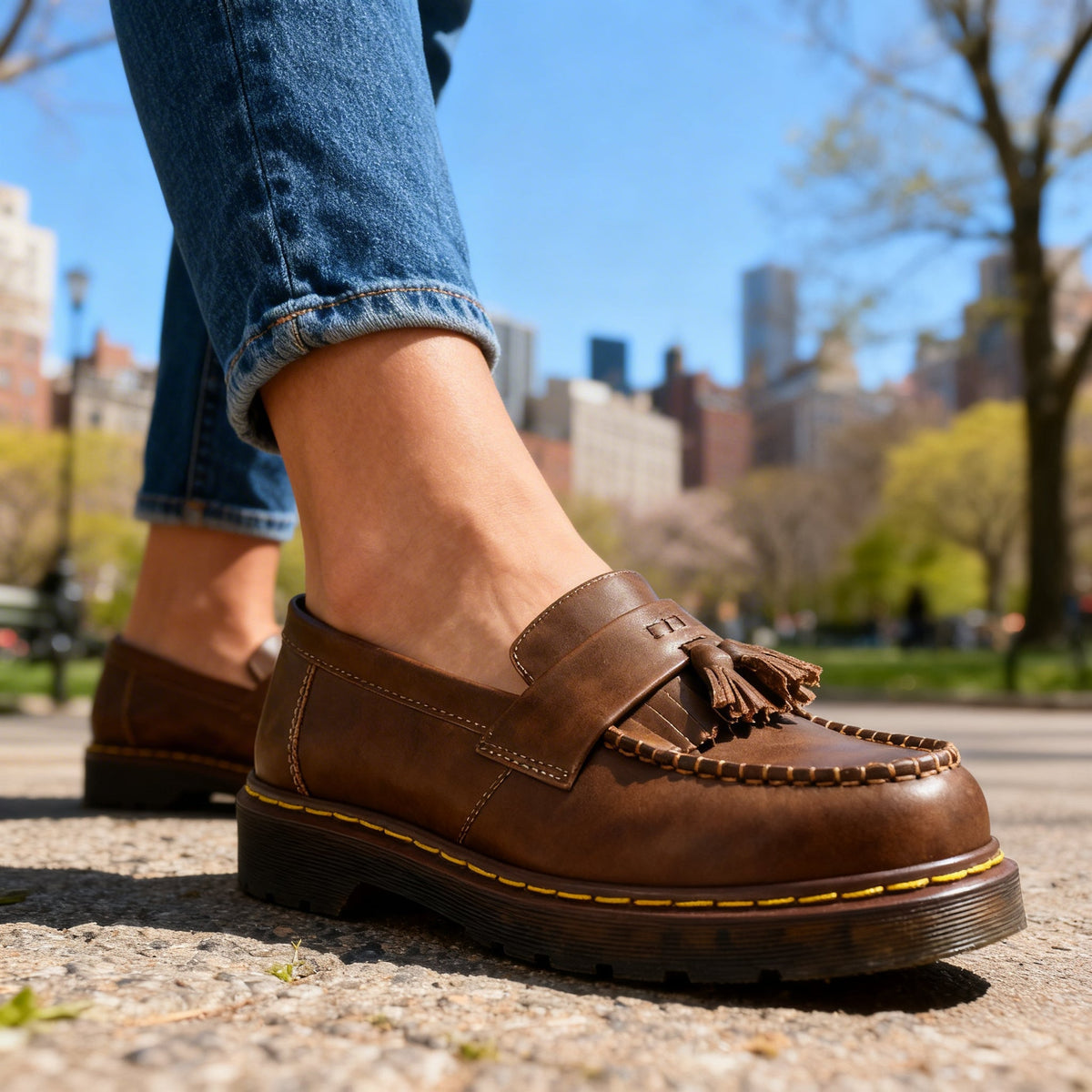 Brandy Tassel Loafers  - By Qivii