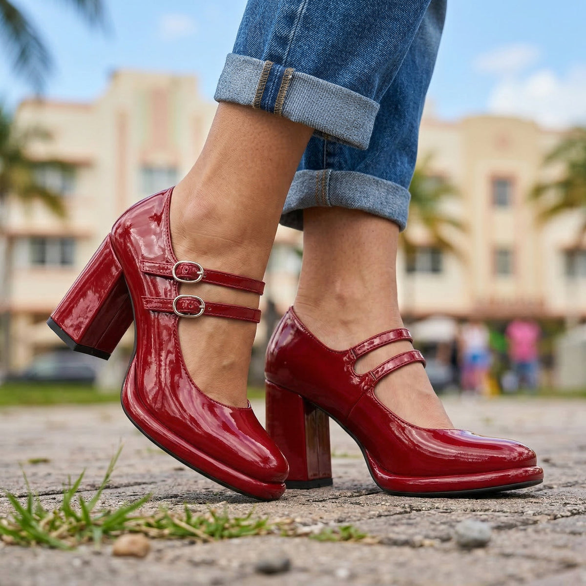 Marissa Twin Strap Loafers  - By Qivii