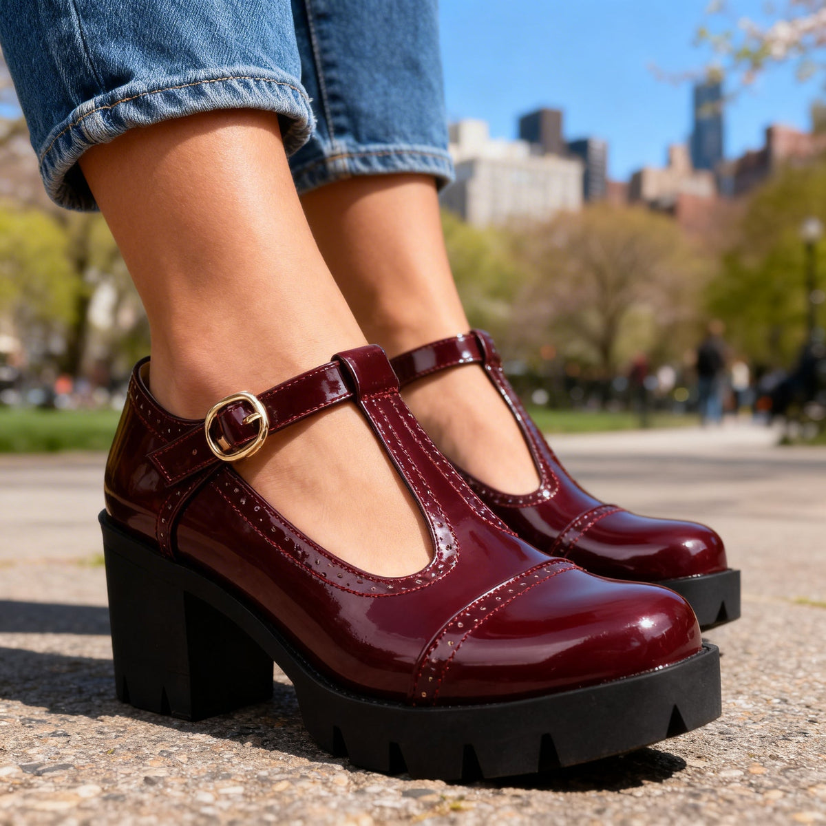 Daisy Brogue Loafers  - By Qivii