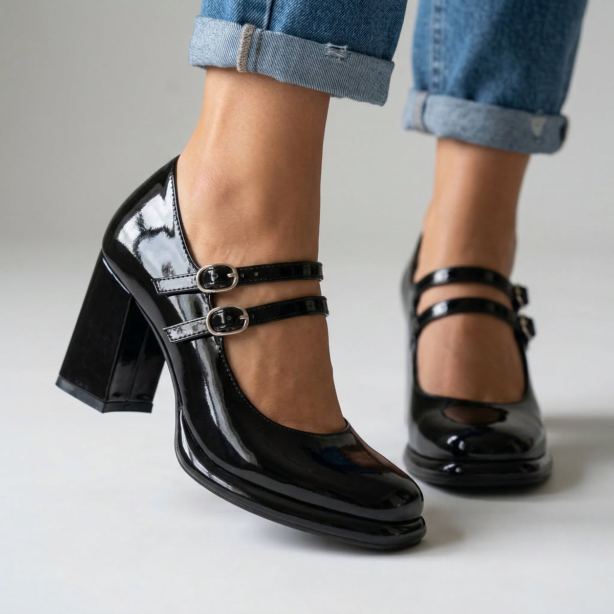 Marissa Twin Strap Loafers  - By Qivii